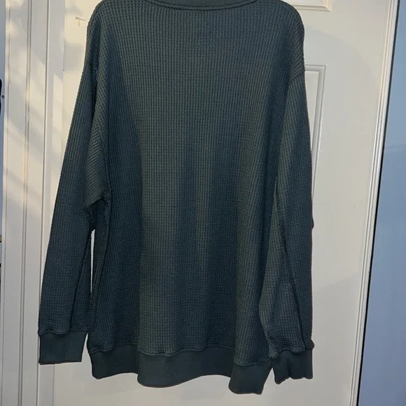 Aerie The Sweat Waffle Crew Neck Sweatshirt - Picture 4 of 5